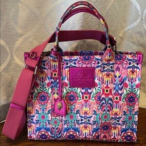 Limited Edition Kurt Geiger x Matthew Williamson Colorful Patterned Tote Bag